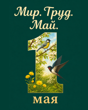 Поздравляем с 1 мая!